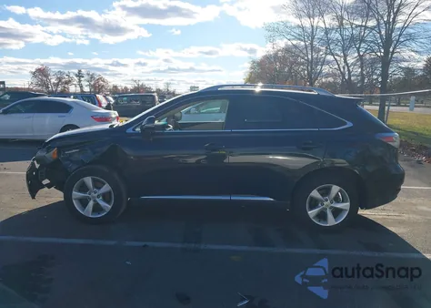 2010 Lexus Rx 350 z USA, uszkodzony, nr VIN 2T2BK1BA2AC062906